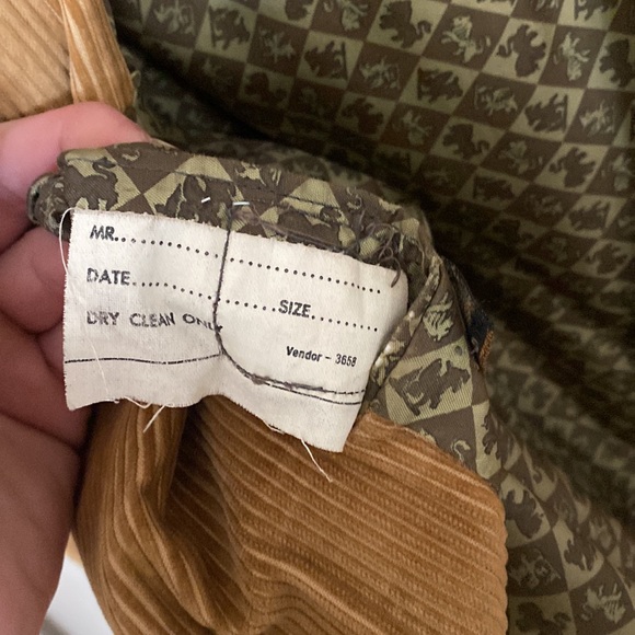 VINTAGE 70s Towncraft corduroy blazer - Picture 7 of 8